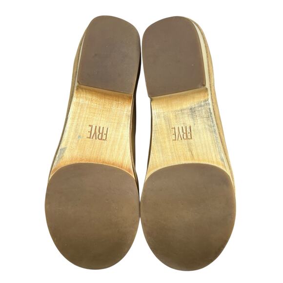 Frye Women’s Millie Distressed Brown Leather Clog Boot Size US 6.5 - Picture 9 of 11